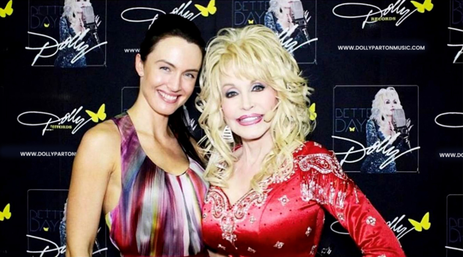 Bec Brown and Dolly Parton