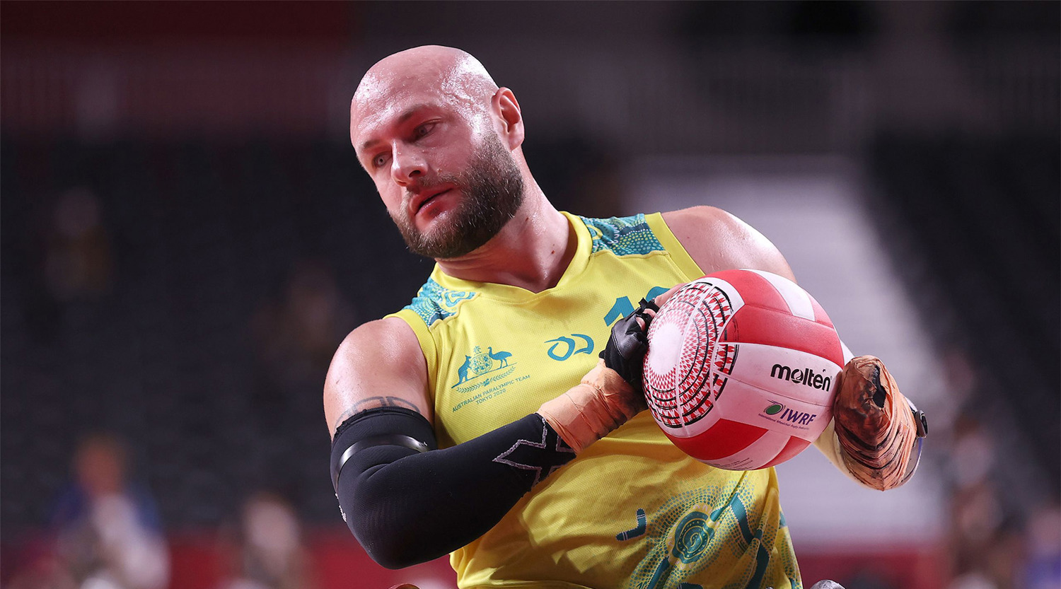 Chris Bond represents Australia in Wheelchair Rugby at Tokyo 2020 Paralympic Games