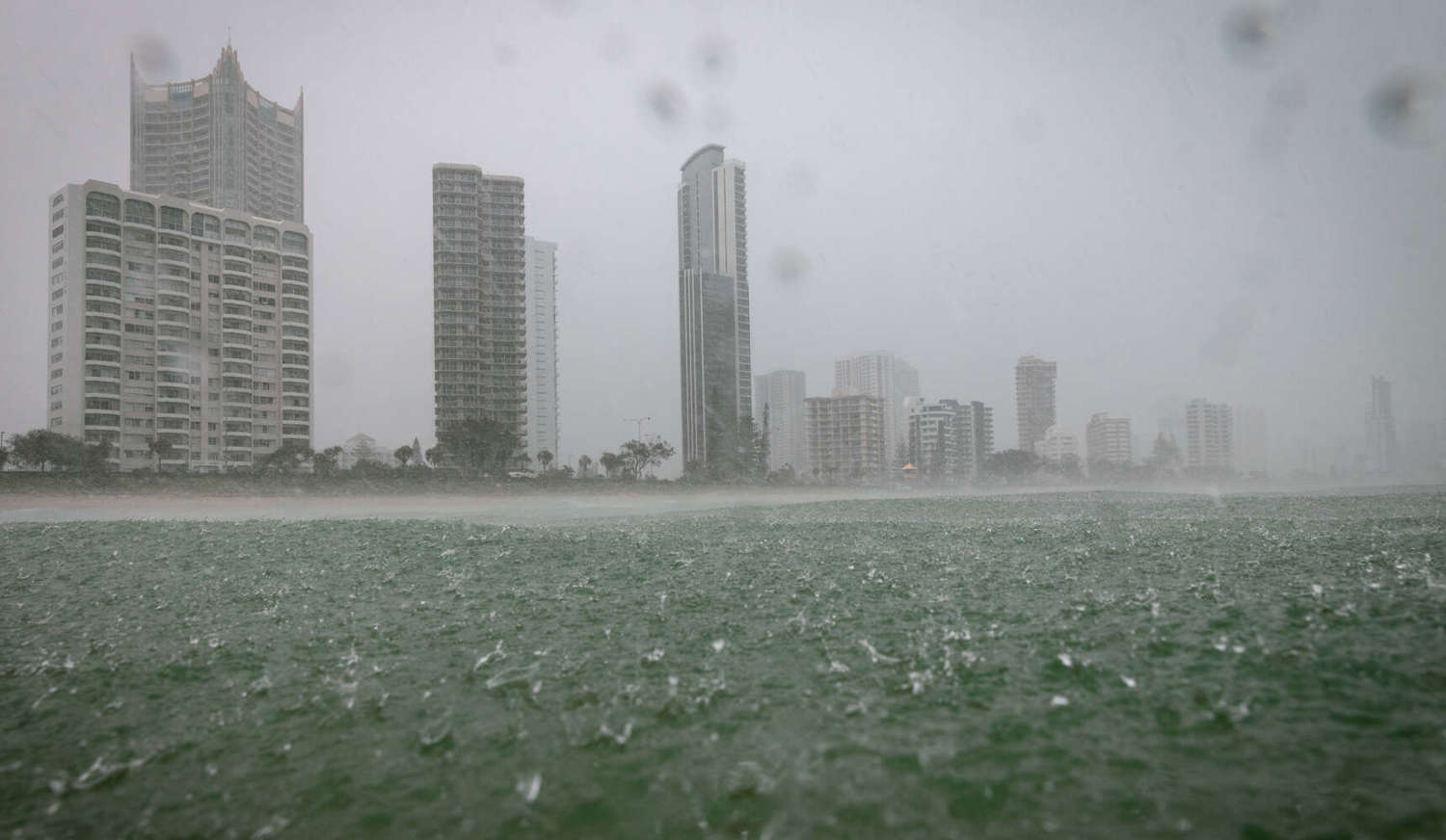 Wild storms lashing the Gold Coast during a wet La Nina season