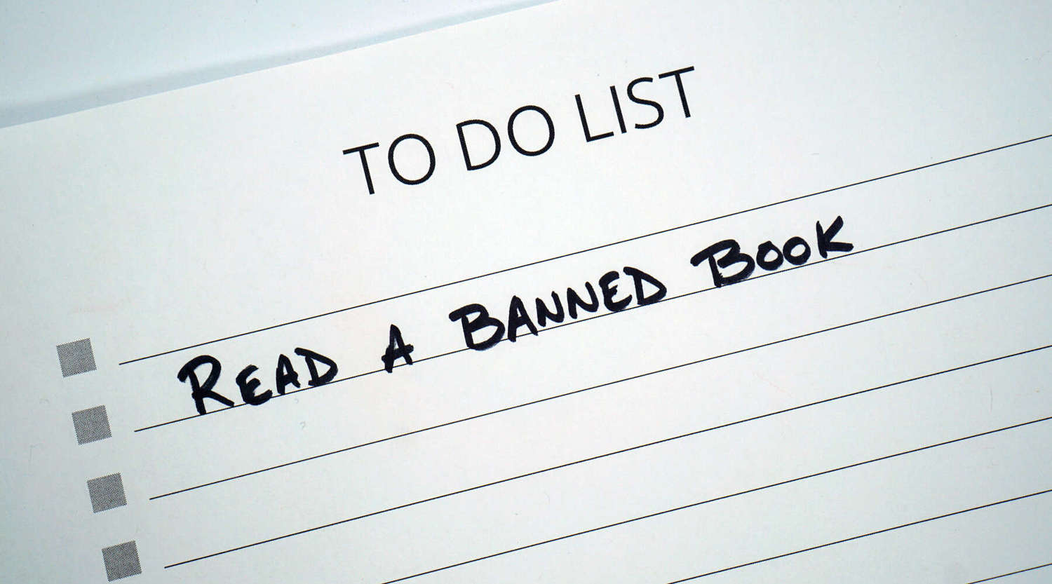 to do list reminder to read a banned book